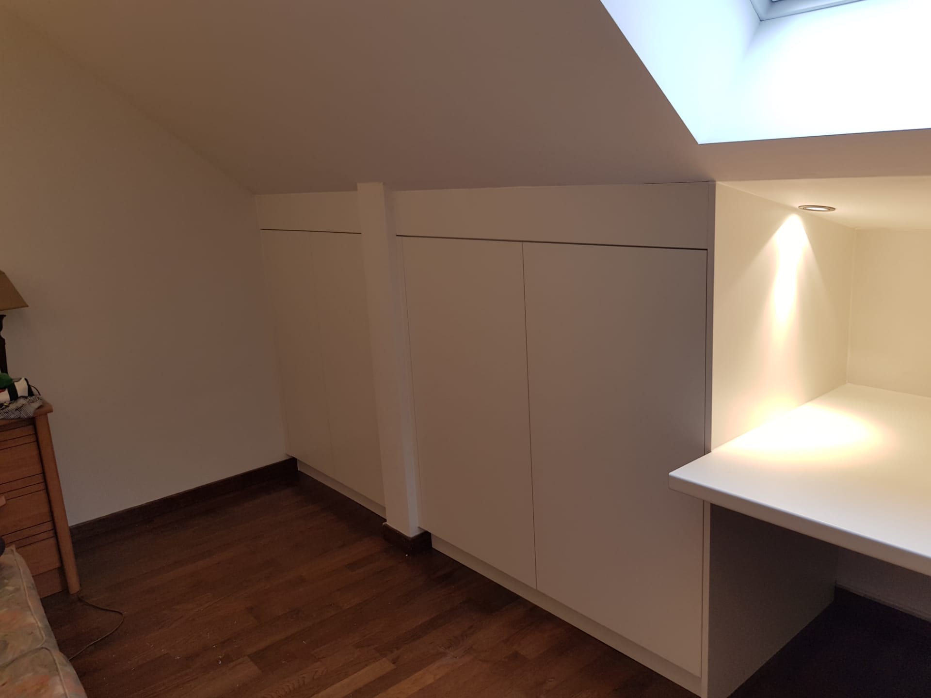 Gyprocwerken en kasten onder dak Zonhoven - Vrago Interieur