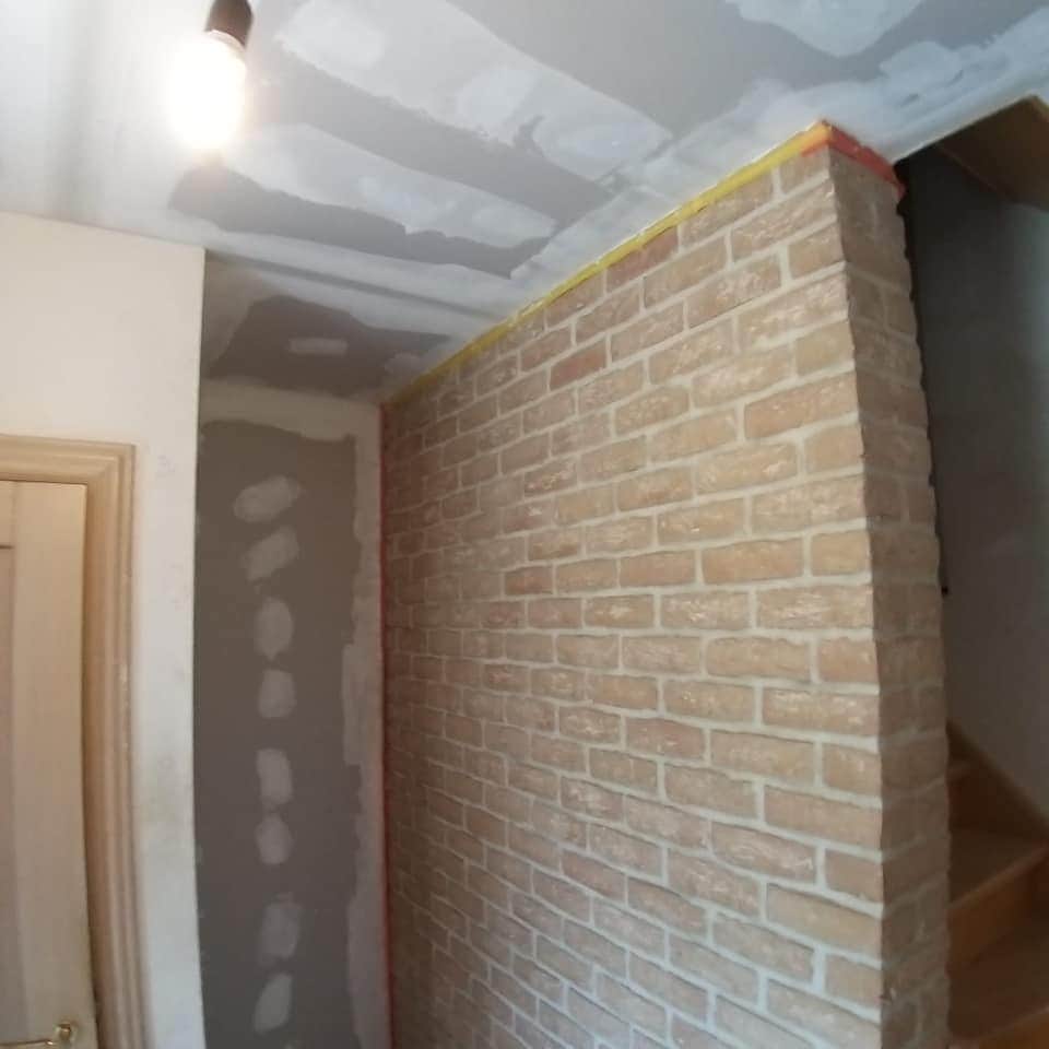Gyprocwerken en thermowood plafonds Boekt - Vrago Interieur
