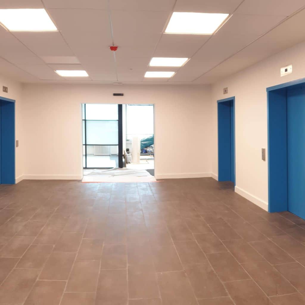 Renovatie lifthal Brussel - Vrago Interieur