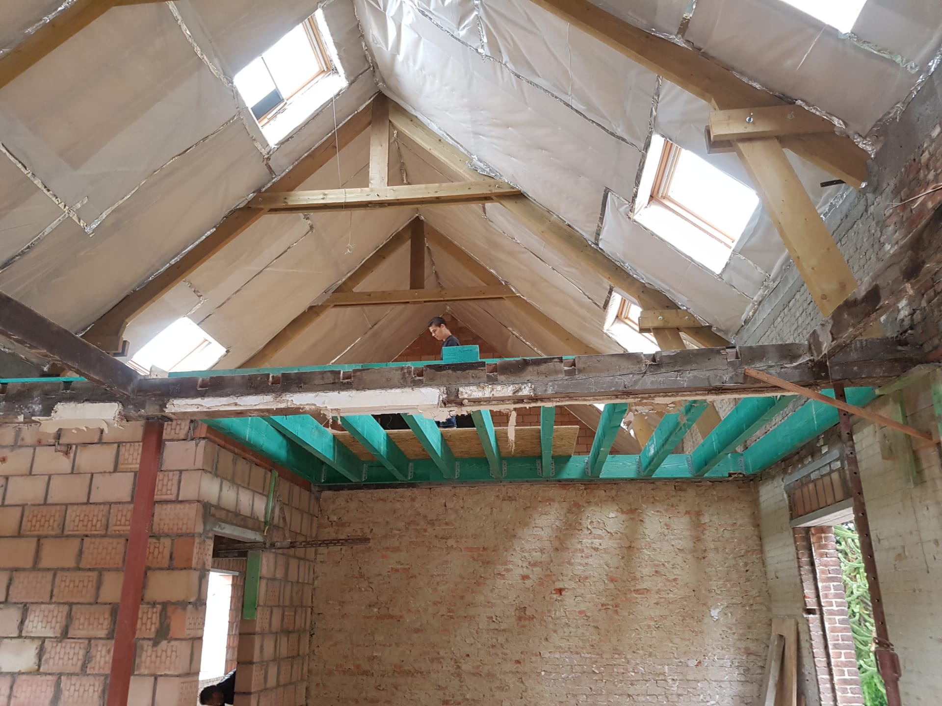 Tussenvloeren woning Herenthout - Vrago Interieur